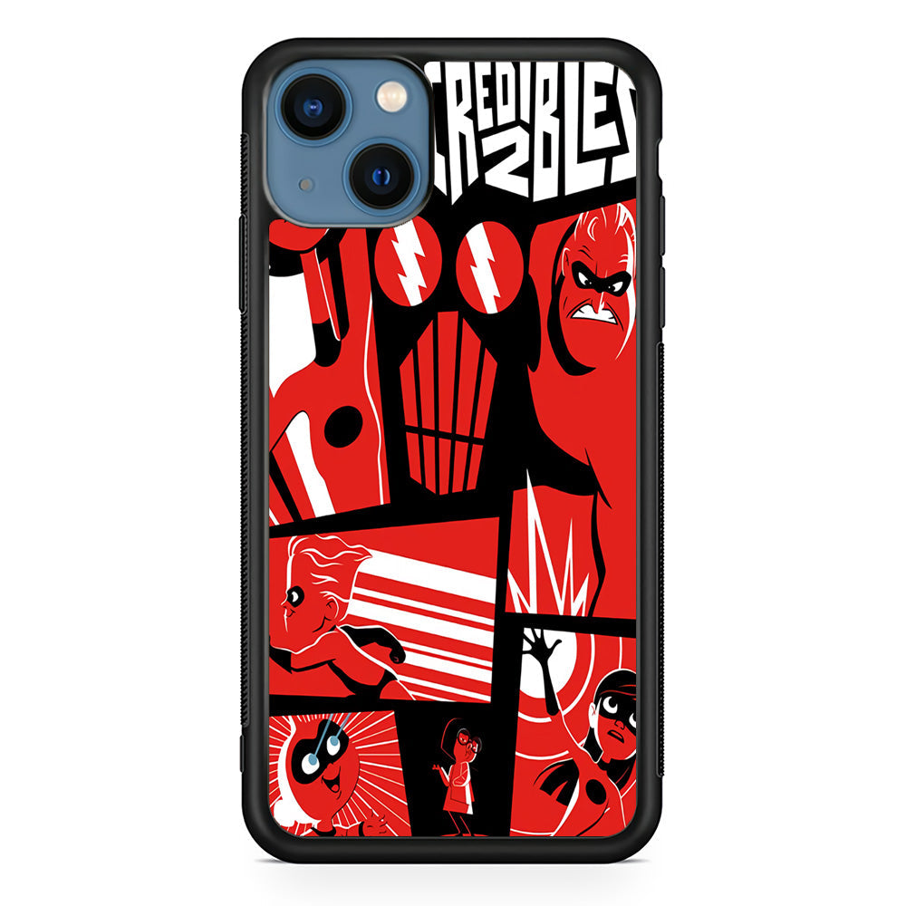 Incredibles Frame Red iPhone 14 Plus Case - Carneyforia