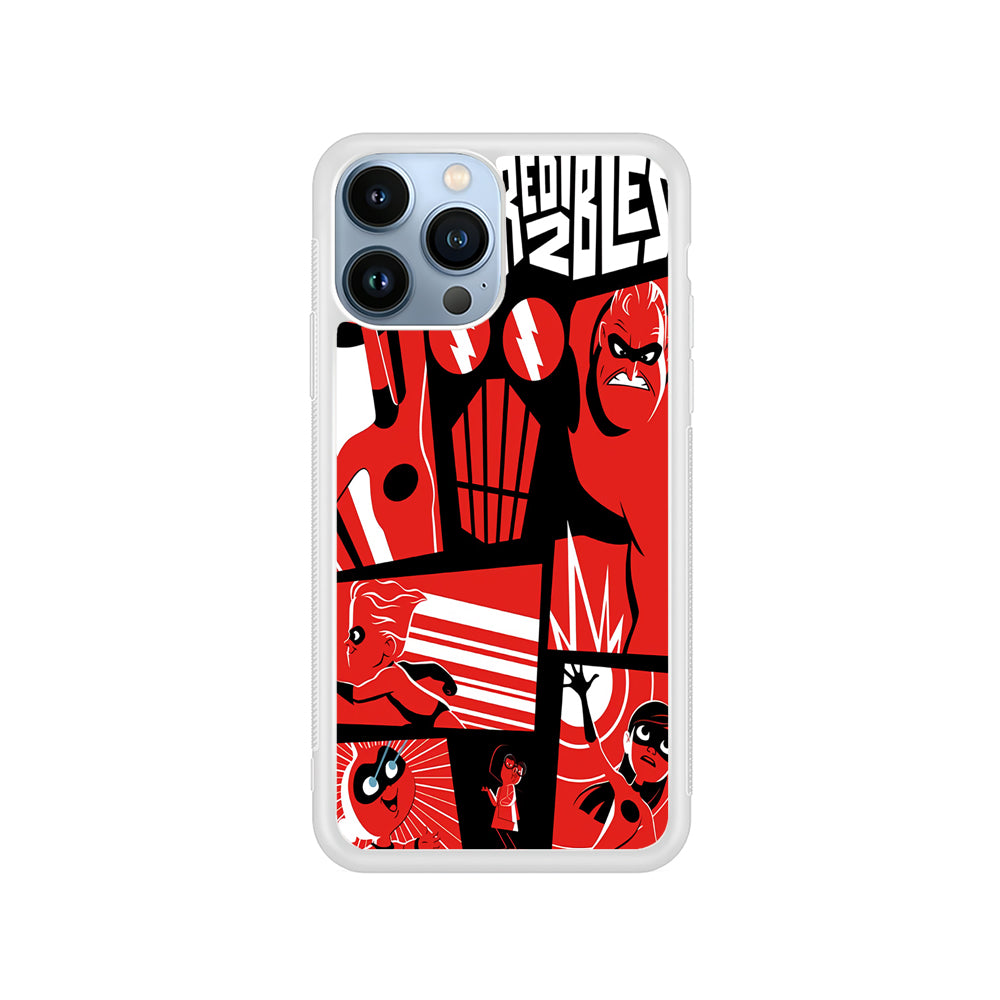 Incredibles Frame Red iPhone 14 Pro Case