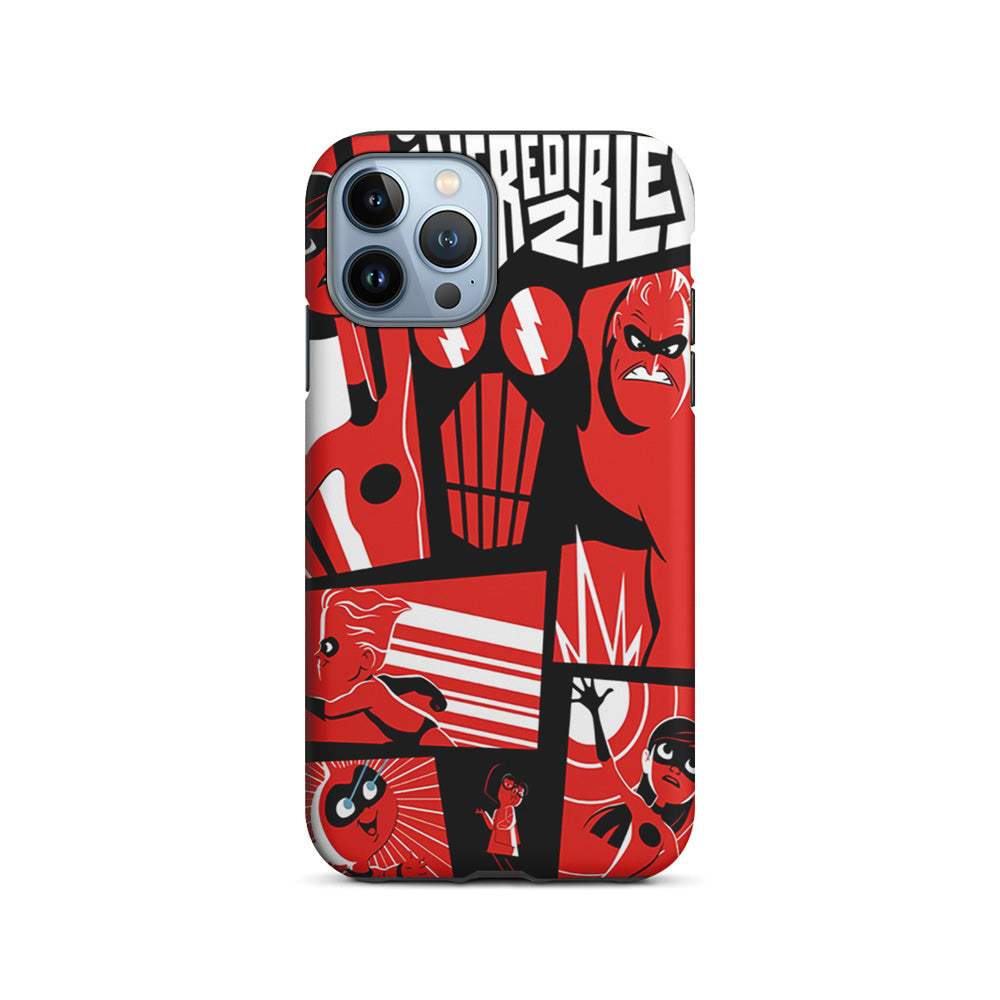 Incredibles Frame Red iPhone 14 Pro Case