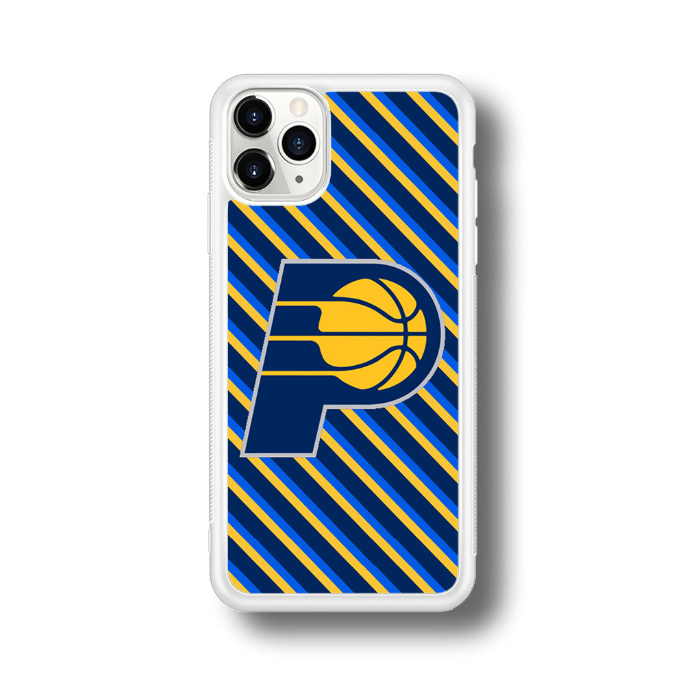 Indiana Pacers Stripe Of Colour iPhone 11 Pro Max Case
