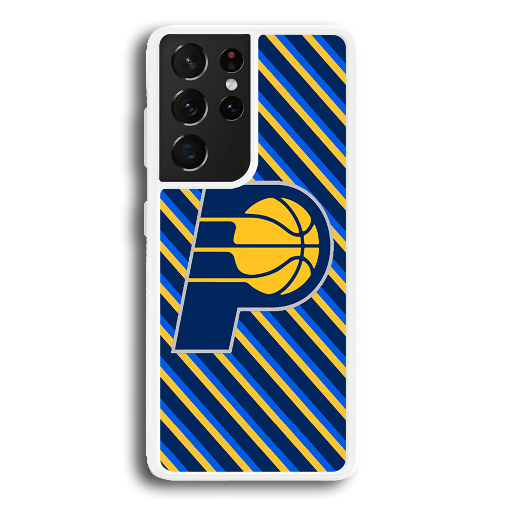 Indiana Pacers Stripe Of Colour Samsung Galaxy S21 Ultra Case
