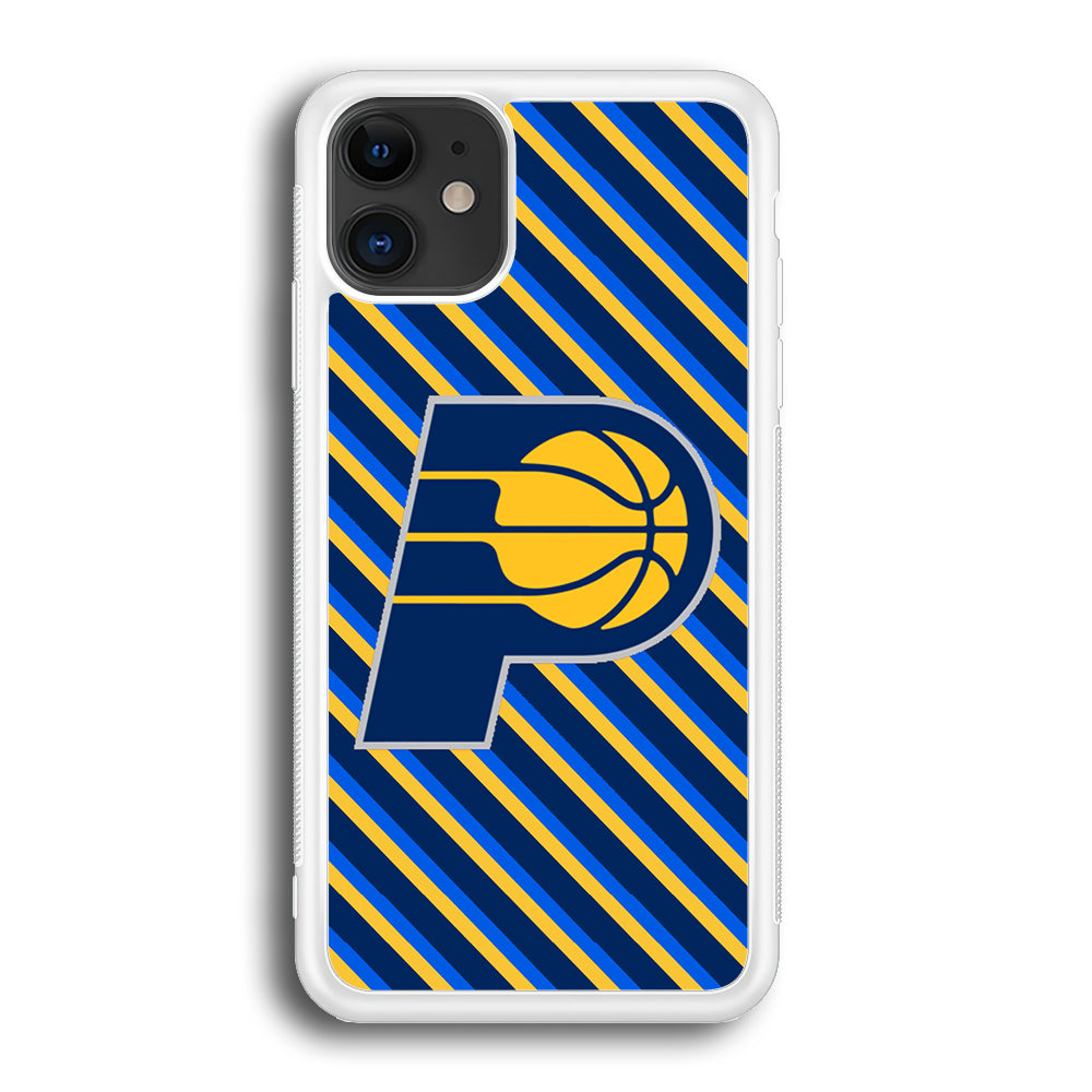 Indiana Pacers Stripe Of Colour iPhone 12 Case
