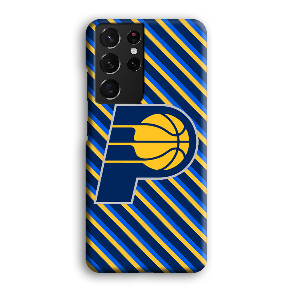 Indiana Pacers Stripe Of Colour Samsung Galaxy S21 Ultra Case