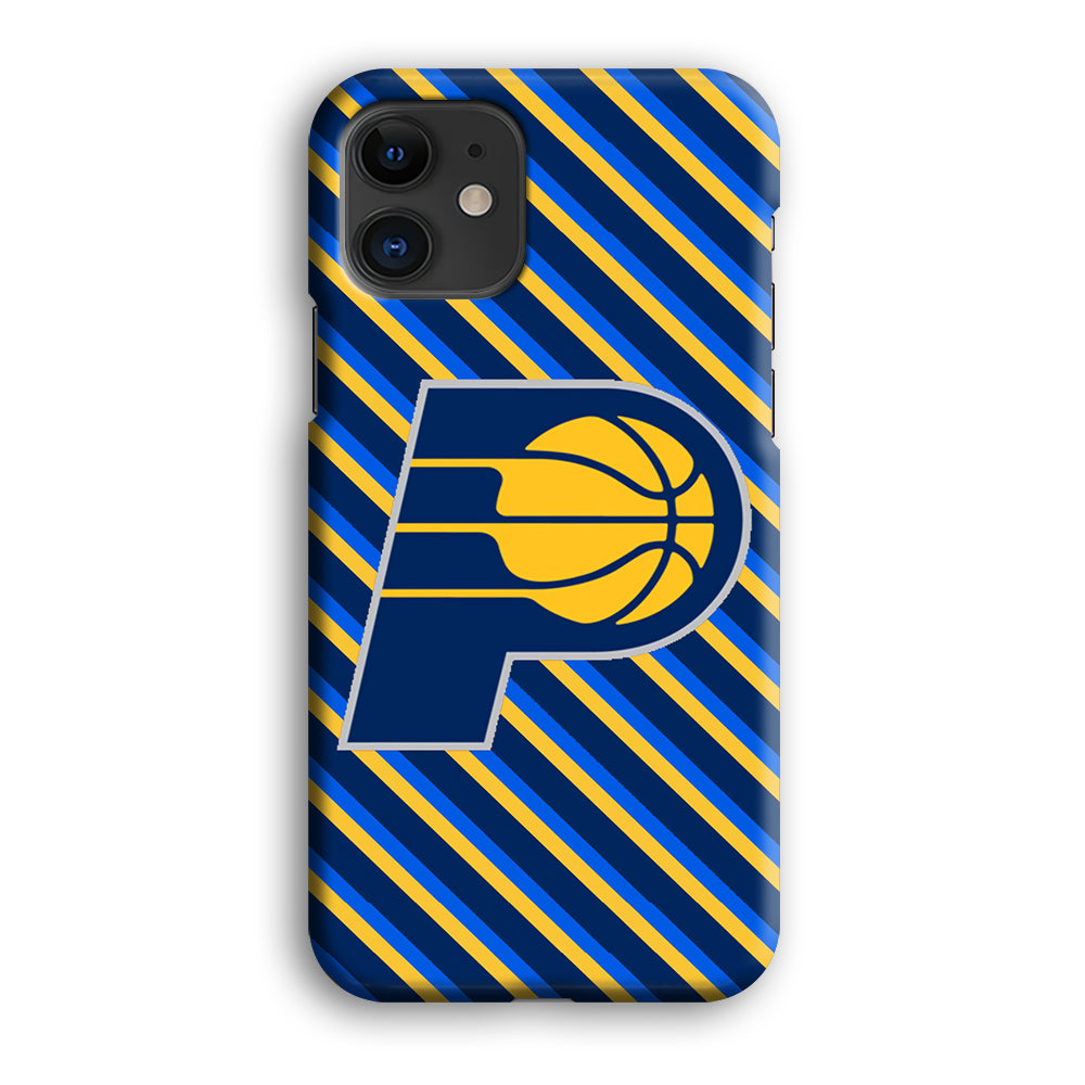 Indiana Pacers Stripe Of Colour iPhone 12 Case