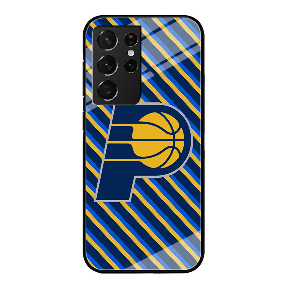 Indiana Pacers Stripe Of Colour Samsung Galaxy S21 Ultra Case