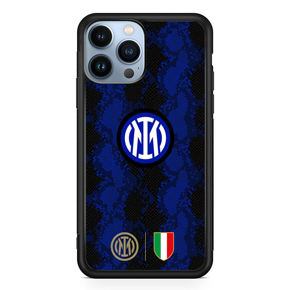 Internazionale Milano Pattern Jersey iPhone 14 Pro Max Case - Carneyforia