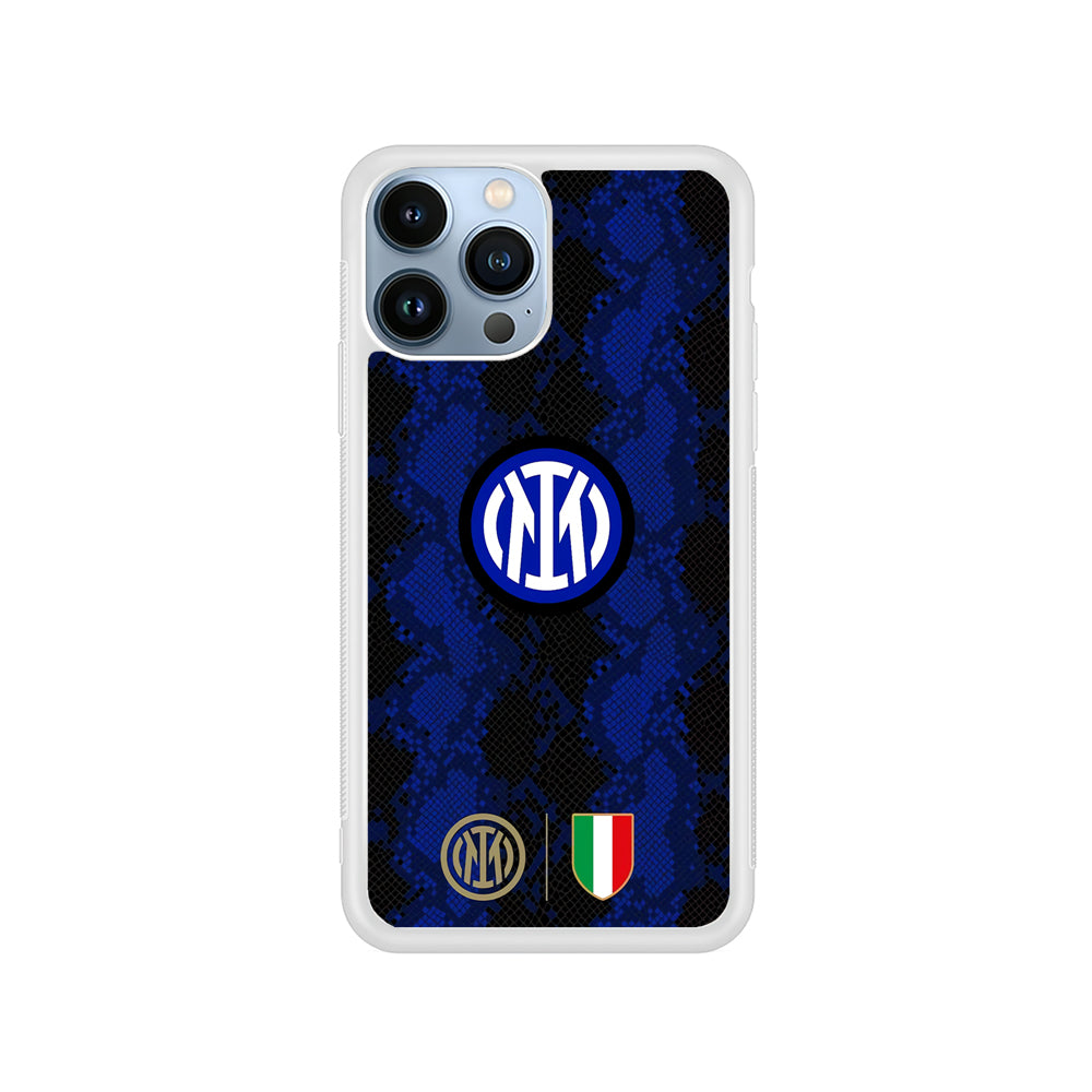 Internazionale Milano Pattern Jersey iPhone 14 Pro Case