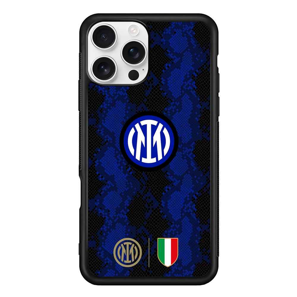 Internazionale Milano Pattern Jersey iPhone 16 Pro Max Case