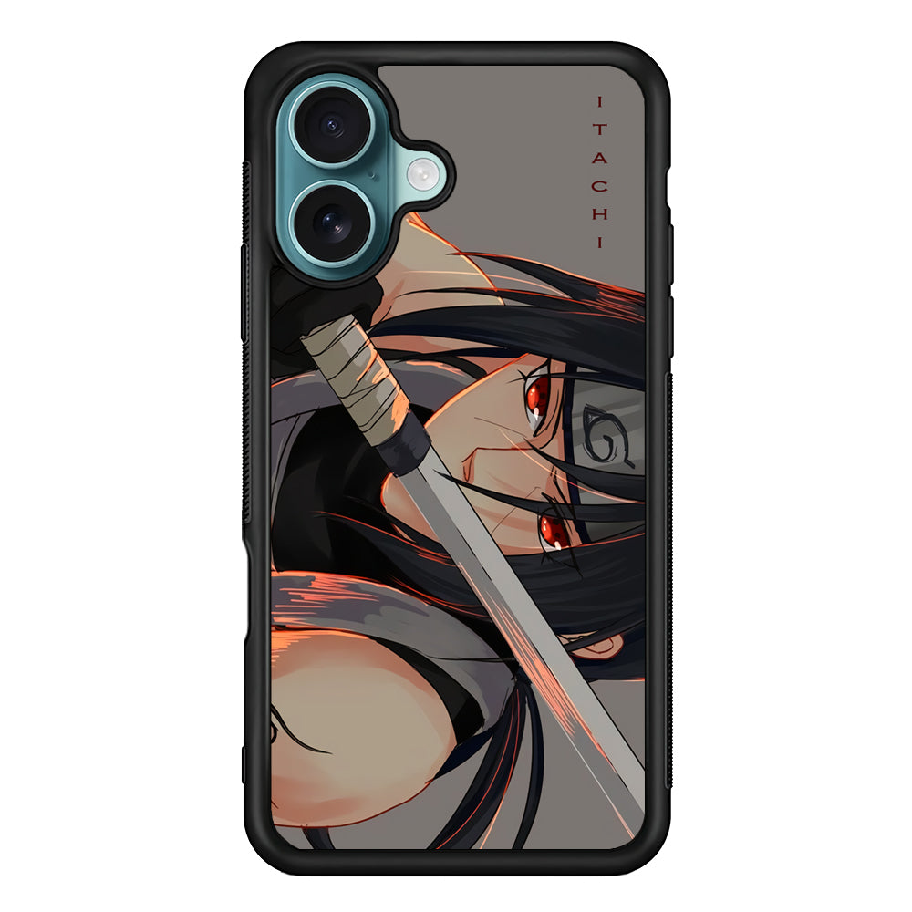 Itachi The Sword on Anbu iPhone 16 Plus Case