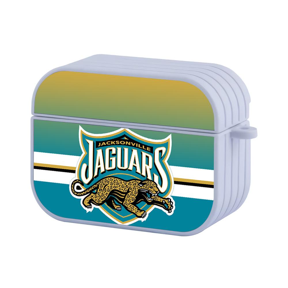 Jacksonville Jaguars NFL Strong at Every Step Apple Airpods Pro 3 Case-White-Carneyforia
