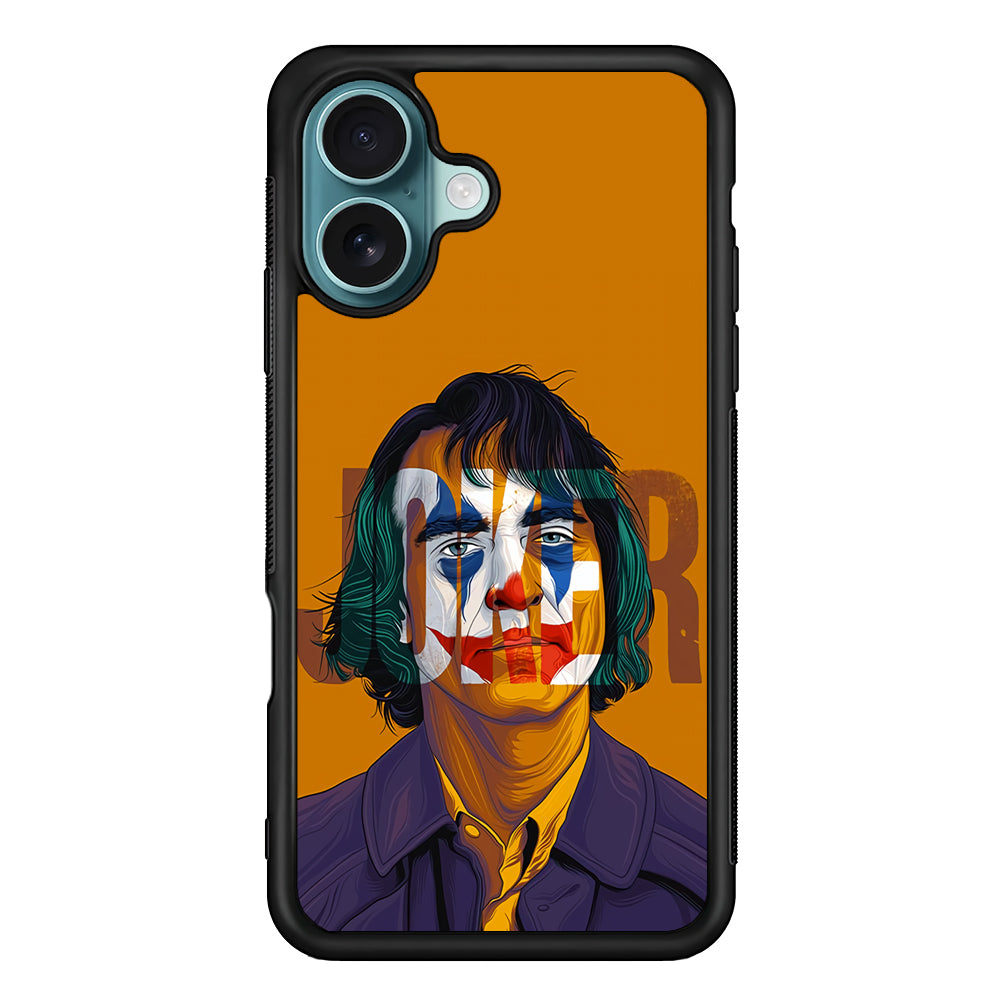 Joker Transformation Face iPhone 16 Plus Case