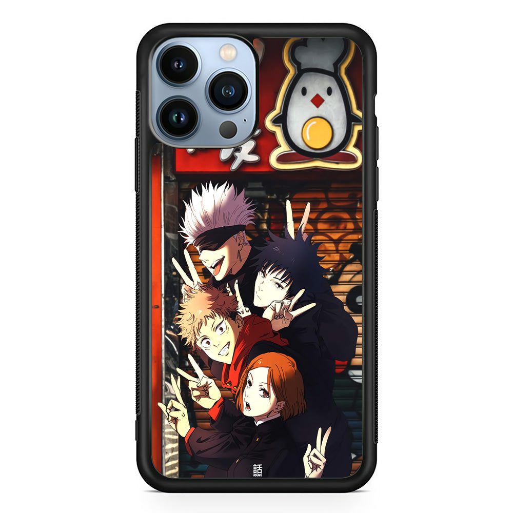 Jujutsu Kaisen Team Go On Vacation iPhone 14 Pro Max Case - Carneyforia