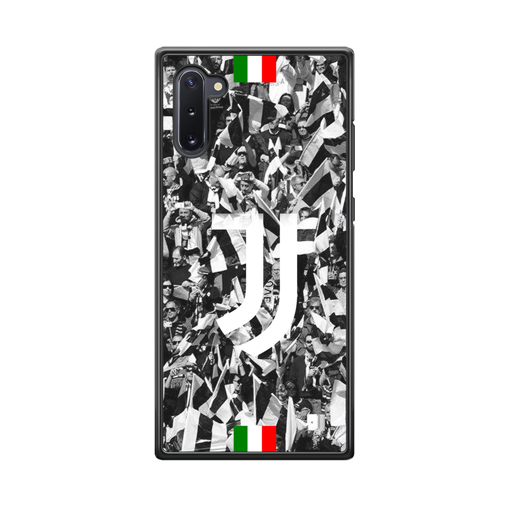 Juventus White and Black Wall of People Samsung Galaxy Note 10 Case