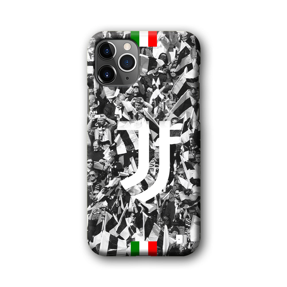Juventus White and Black Wall of People iPhone 11 Pro Max Case