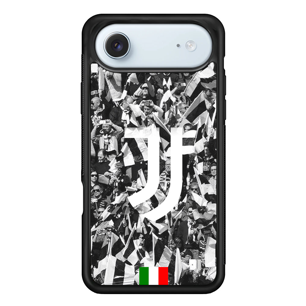 Juventus White and Black Wall of People iPhone 17 Air Case