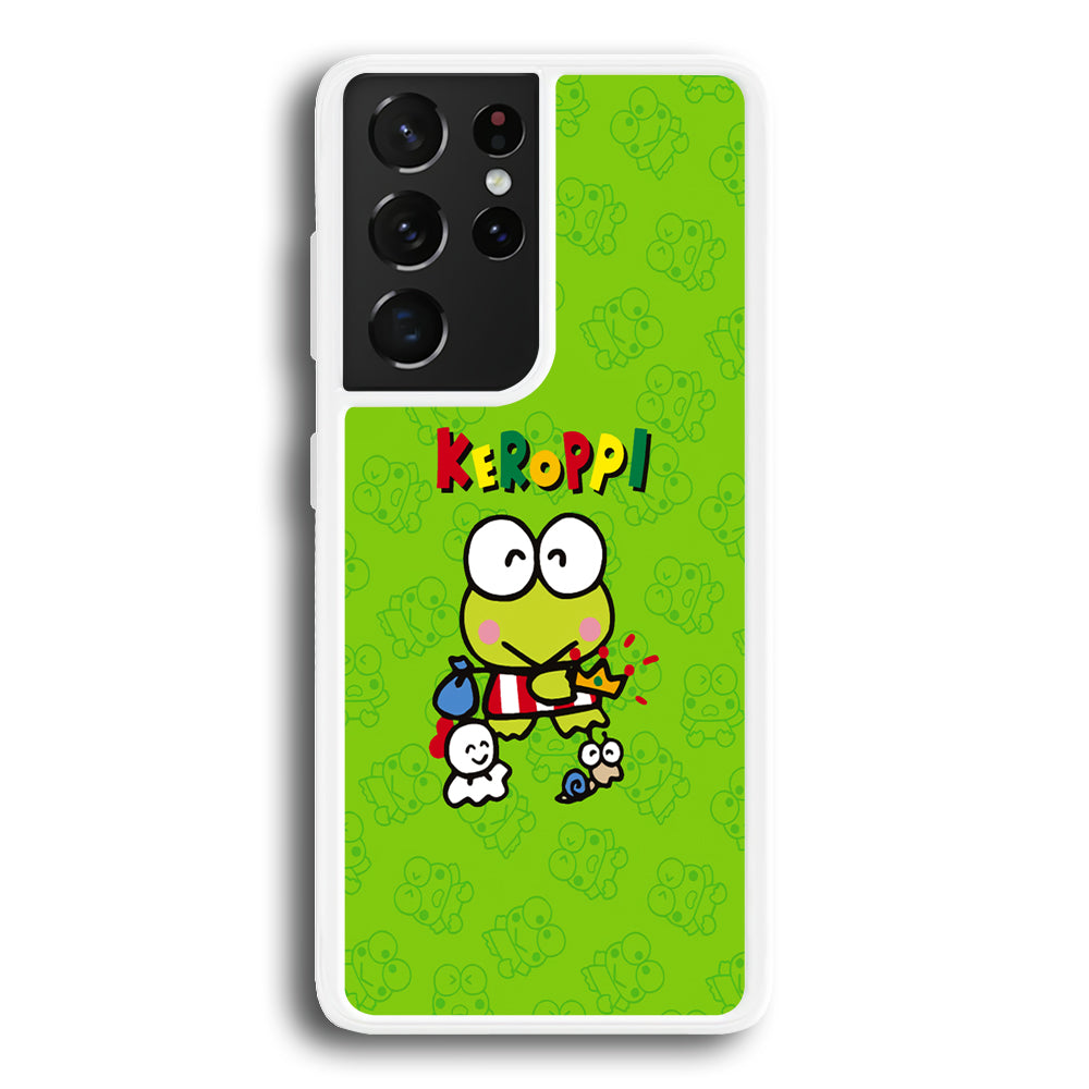 Keroppi Vacations Time Samsung Galaxy S21 Ultra Case