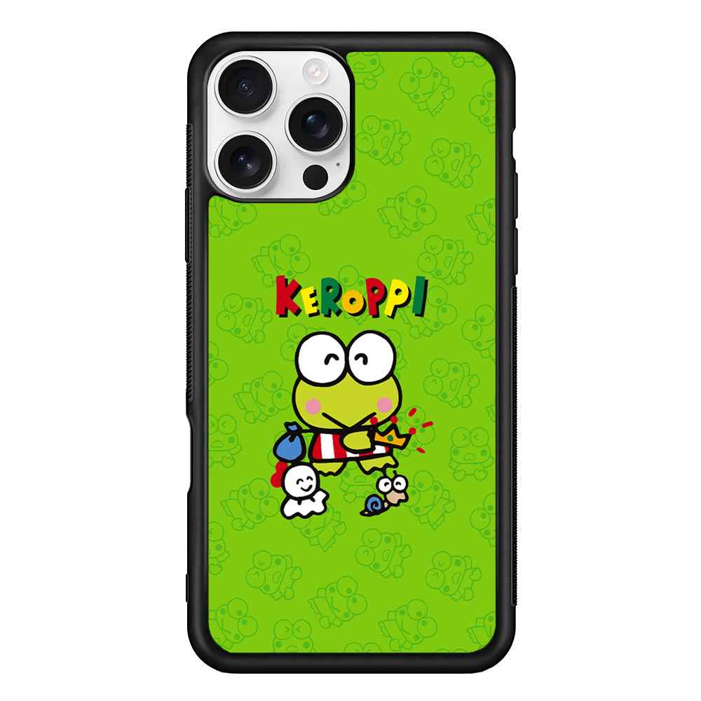 Keroppi Vacations Time iPhone 16 Pro Max Case