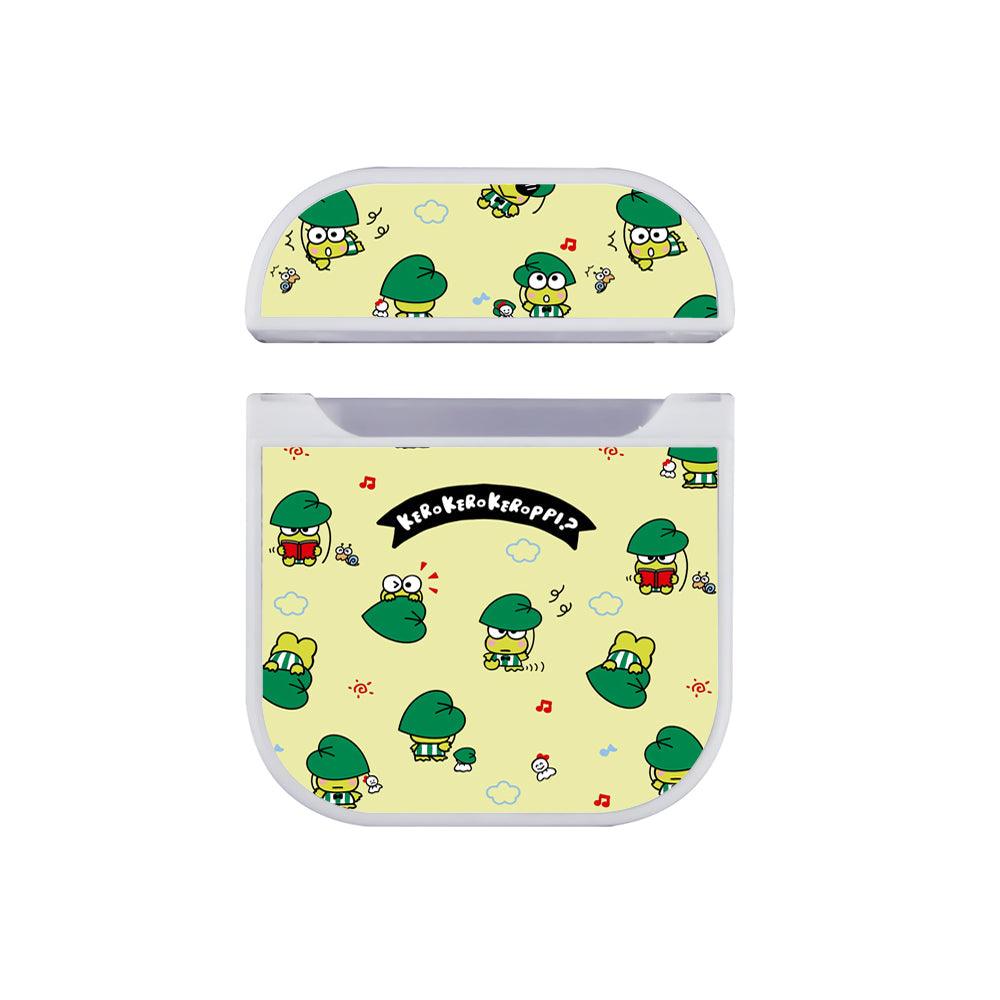 Keroppi Wide Leaf Apple Airpods Case White