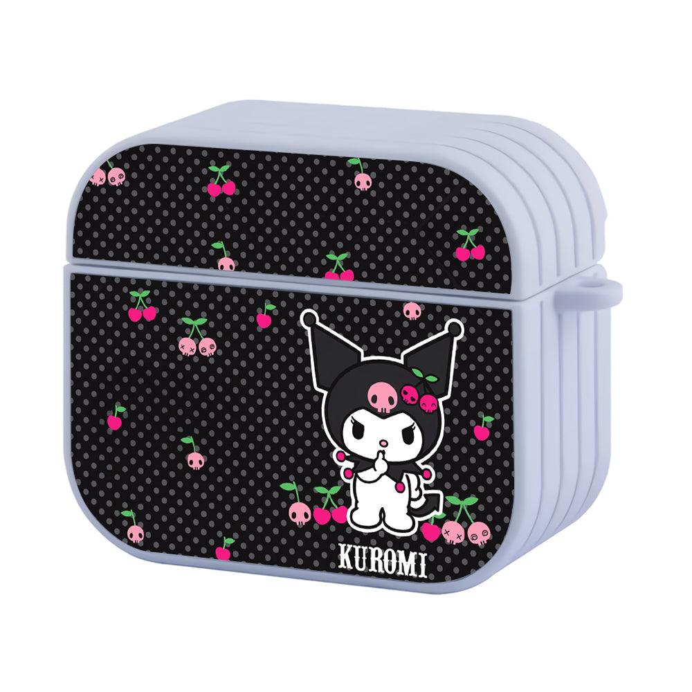 Kuromi Make It Silent for The Show Apple Airpods 4 Case White