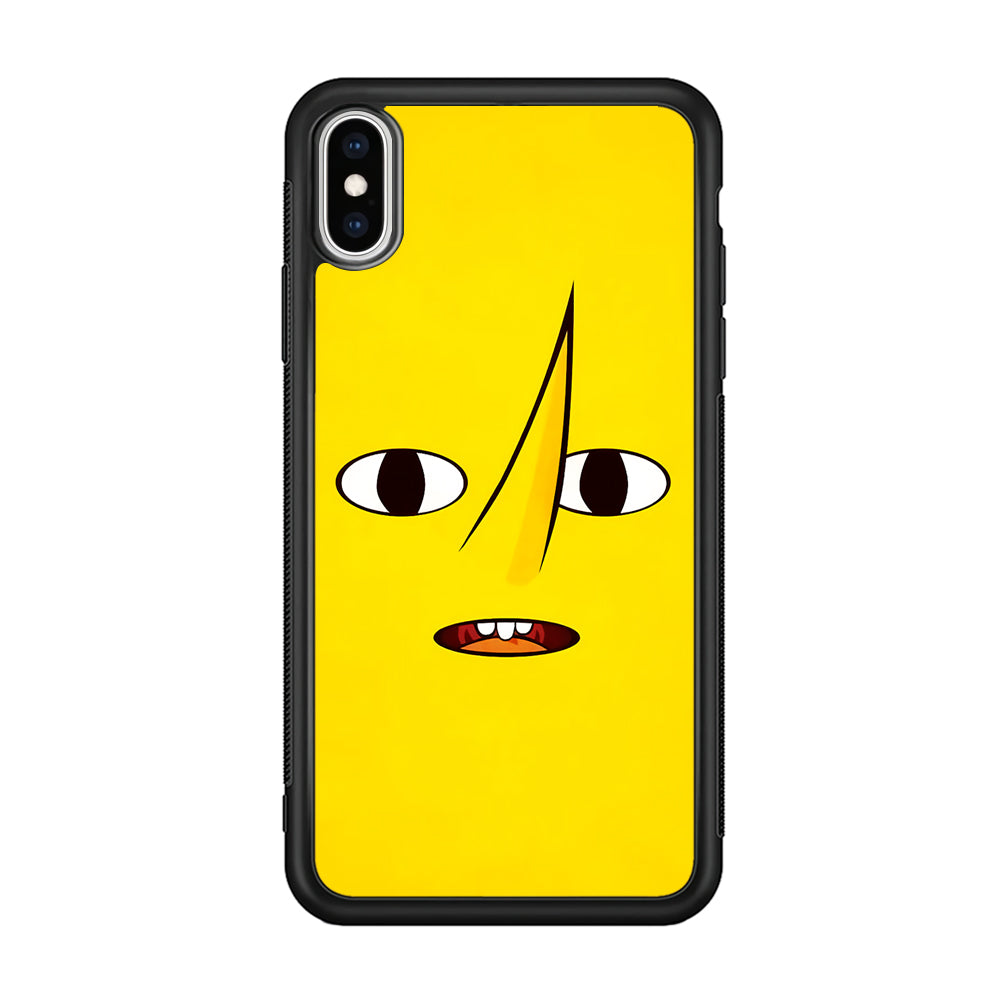 Lemongrab Adventure Time Face iPhone XS Case