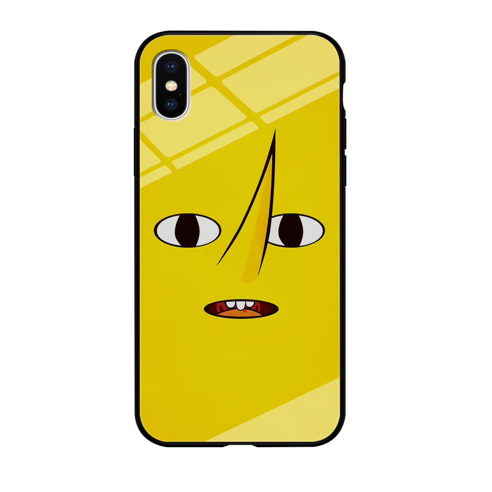 Lemongrab Adventure Time Face iPhone XS Case