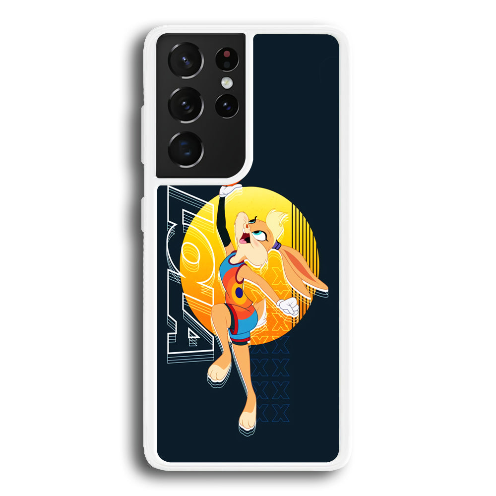 Lola Bunny Basket Mode Samsung Galaxy S21 Ultra Case