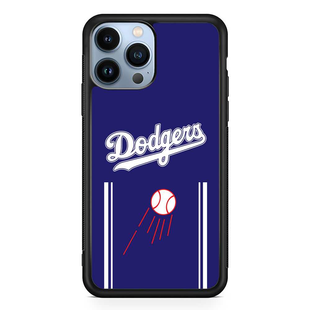 Los Angeles Dodgers Deep Blue Jersey iPhone 14 Pro Max Case - Carneyforia