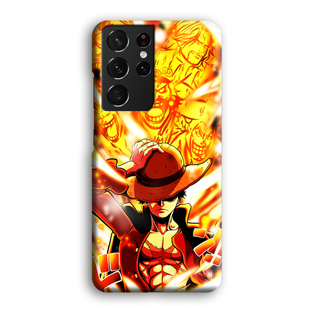 Luffy One Piece Moment Of Comeback Samsung Galaxy S21 Ultra Case