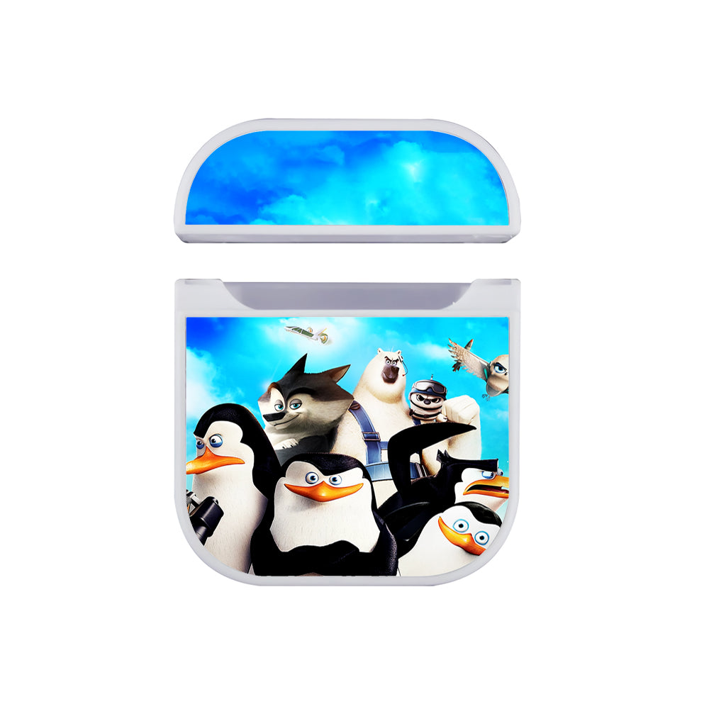 Madagascar Team Penguins Apple Airpods Case White