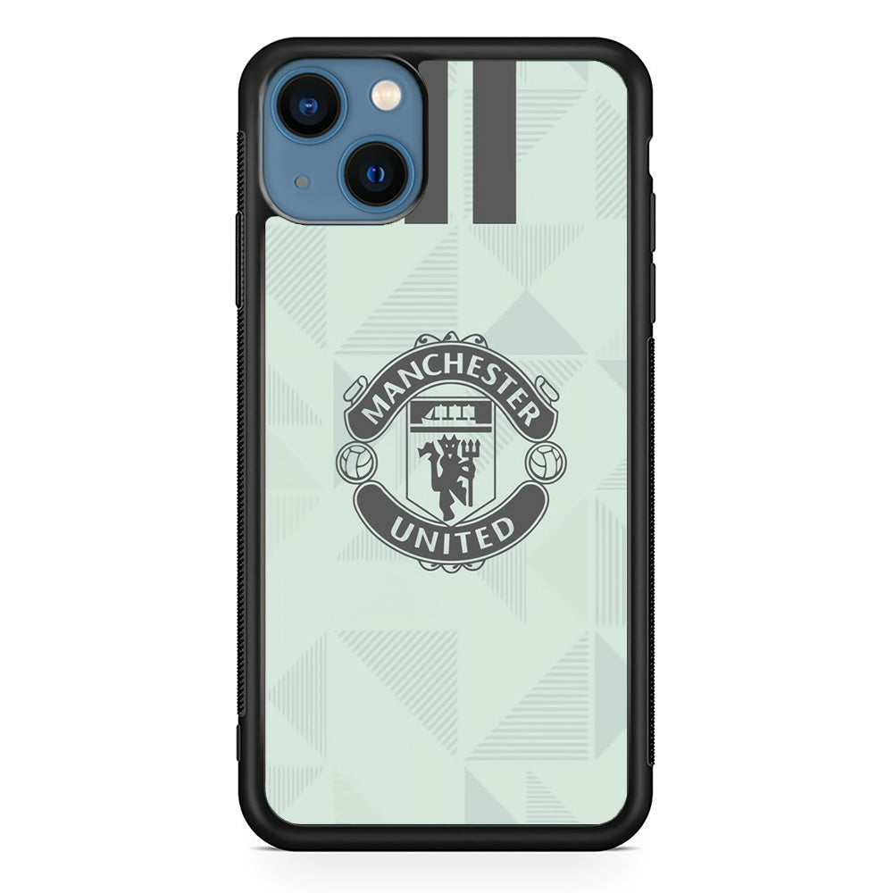 Manchester United Bluish Jersey iPhone 14 Plus Case - Carneyforia