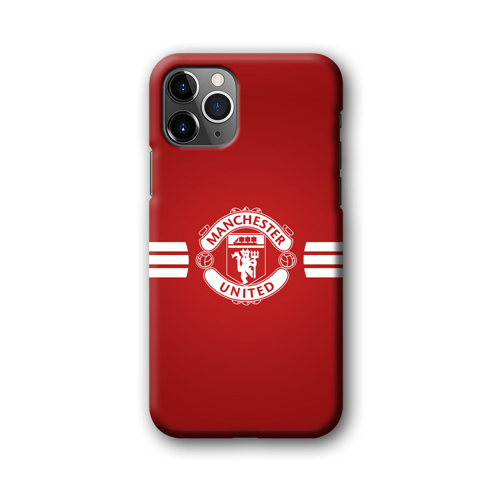 Manchester United White Center Line iPhone 11 Pro Case