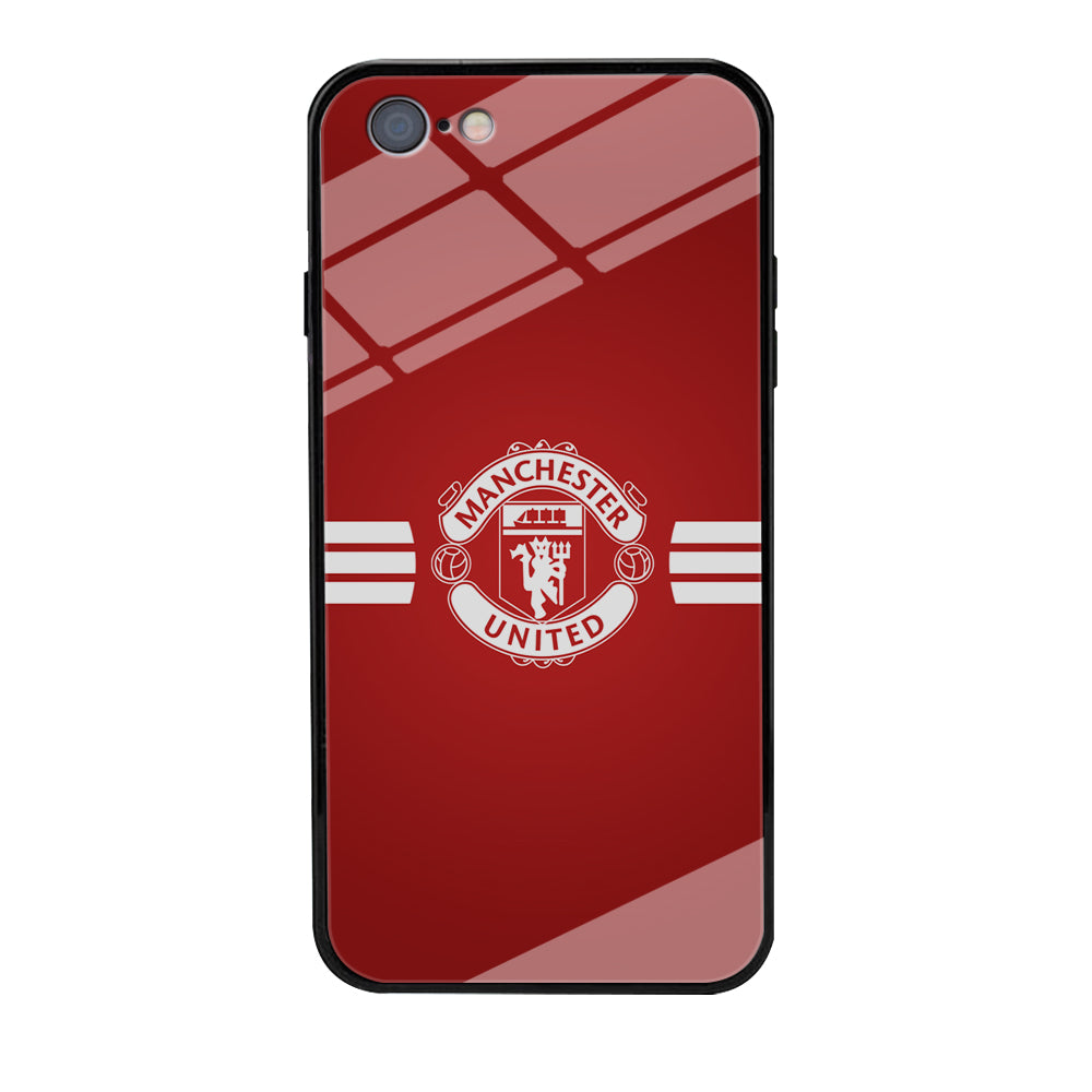Manchester United White Center Line iPhone 6 Plus | 6s Plus Case