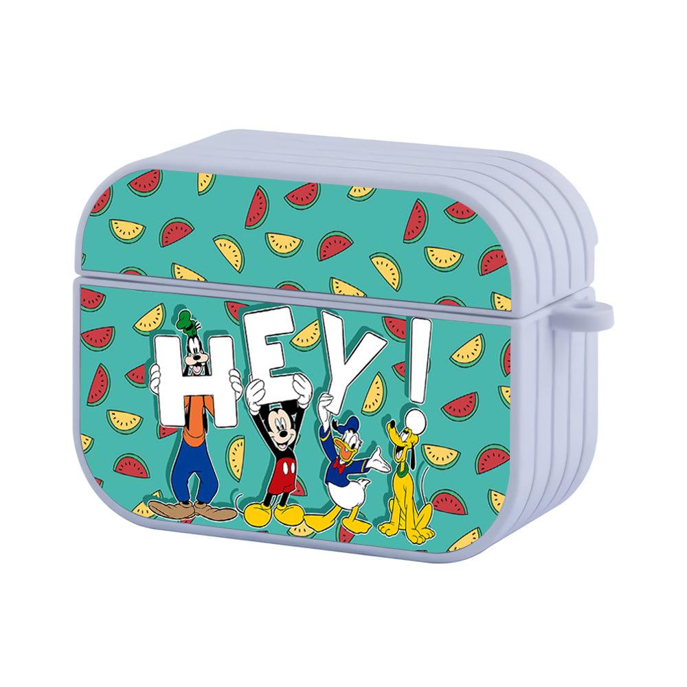 Mickey Mouse Calling All Comrade Apple Airpods Pro Case White
