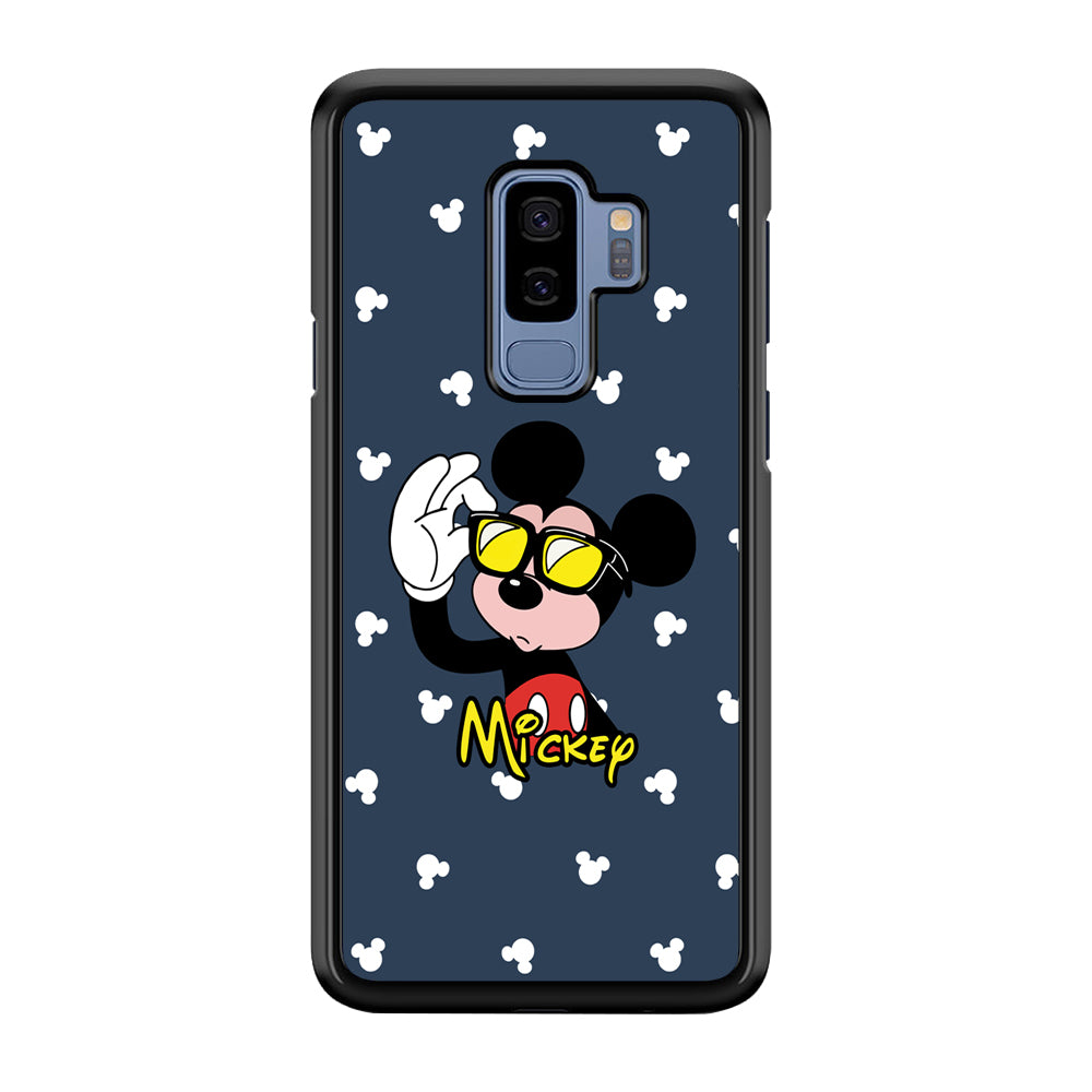 Mickey Mouse Cool with Glass Samsung Galaxy S9 Plus Case