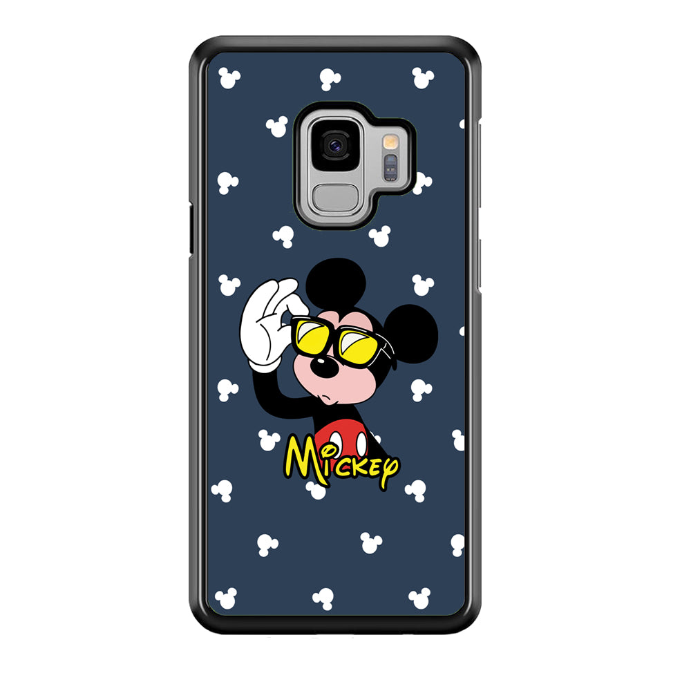 Mickey Mouse Cool with Glass Samsung Galaxy S9 Case