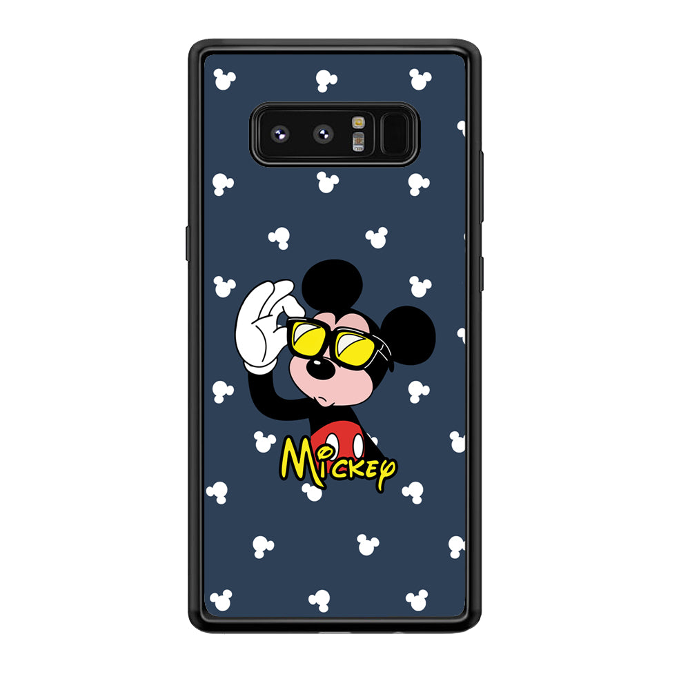 Mickey Mouse Cool with Glass Samsung Galaxy Note 8 Case