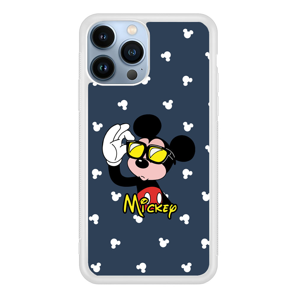 Mickey Mouse Cool with Glass iPhone 13 Pro Max Case