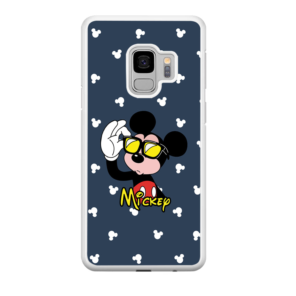 Mickey Mouse Cool with Glass Samsung Galaxy S9 Case
