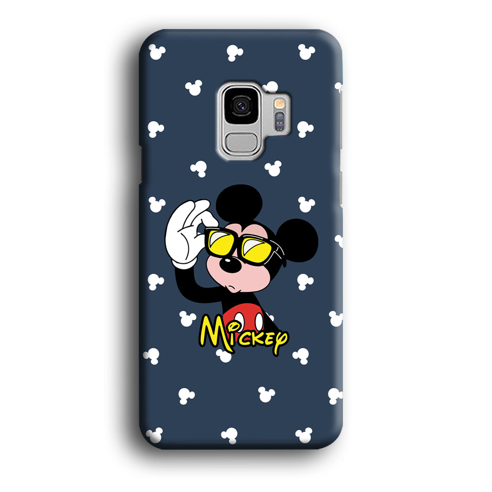 Mickey Mouse Cool with Glass Samsung Galaxy S9 Case