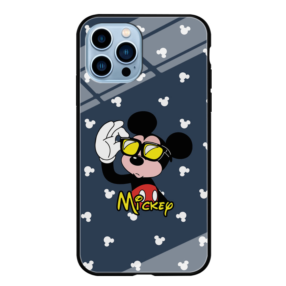 Mickey Mouse Cool with Glass iPhone 13 Pro Max Case