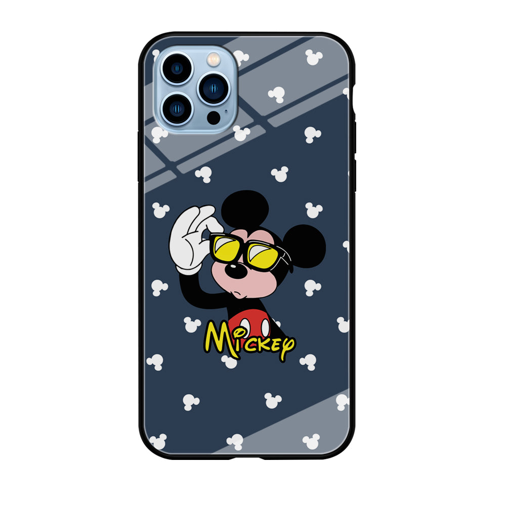 Mickey Mouse Cool with Glass iPhone 12 Pro Case