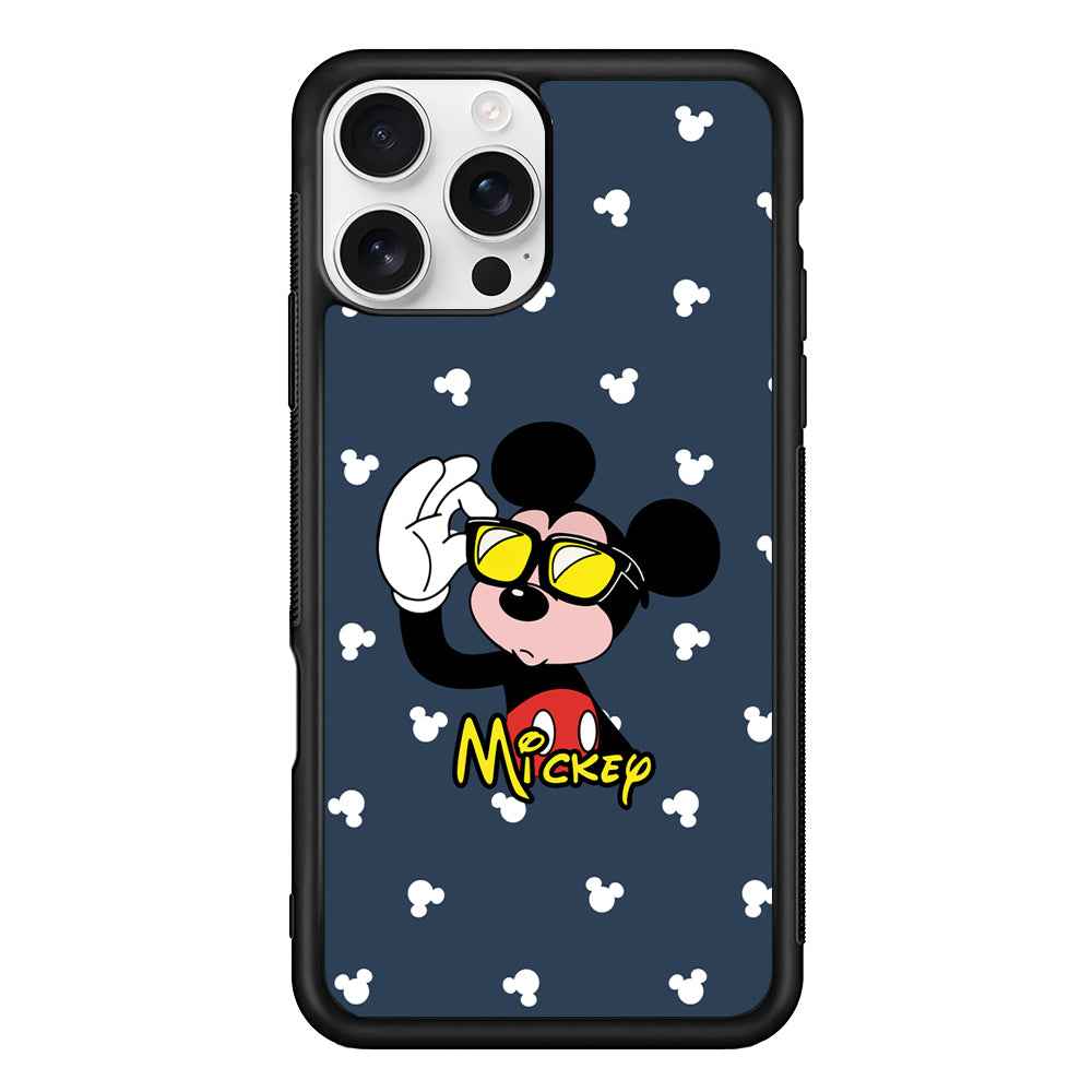 Mickey Mouse Cool with Glass iPhone 16 Pro Case