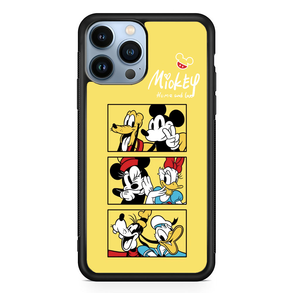 Mickey Mouse Home and Love iPhone 14 Pro Max Case - Carneyforia