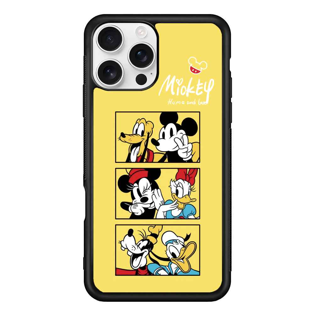 Mickey Mouse Home and Love iPhone 16 Pro Case