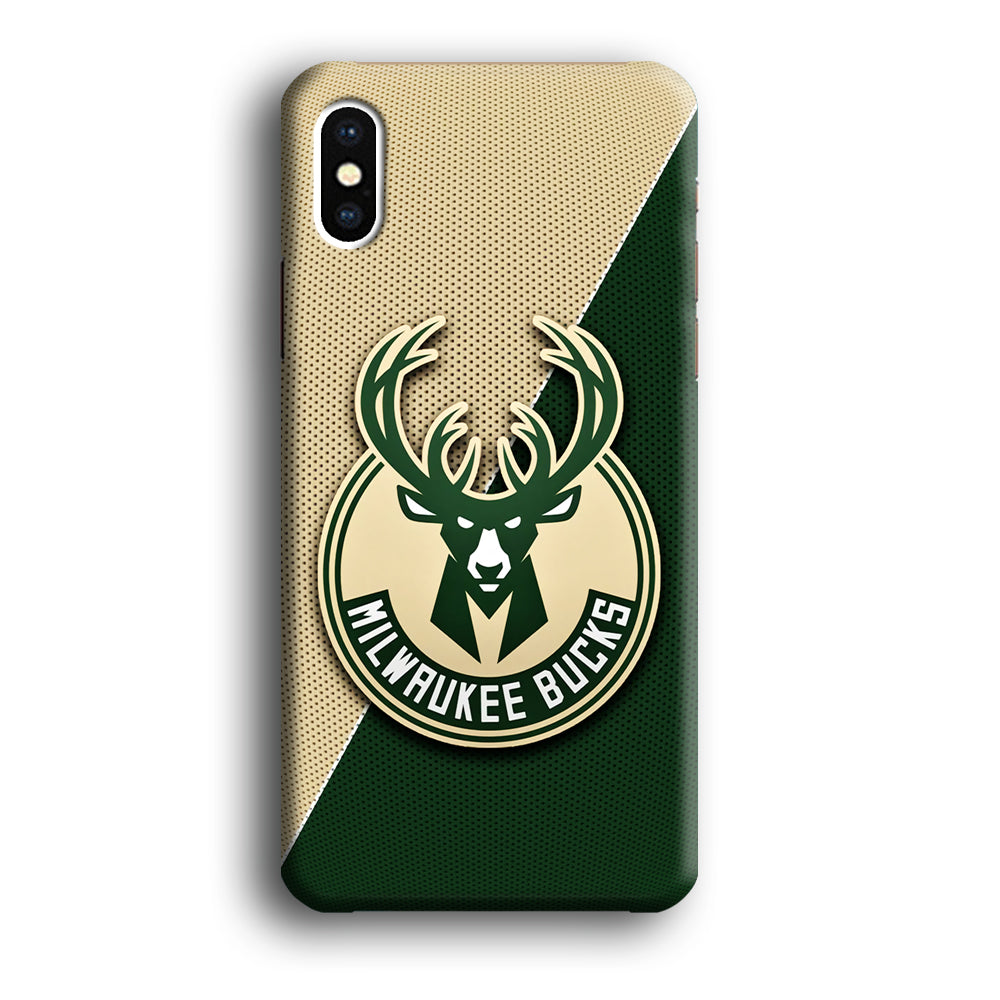 Milwaukee Bucks Two Side Colour iPhone X Case