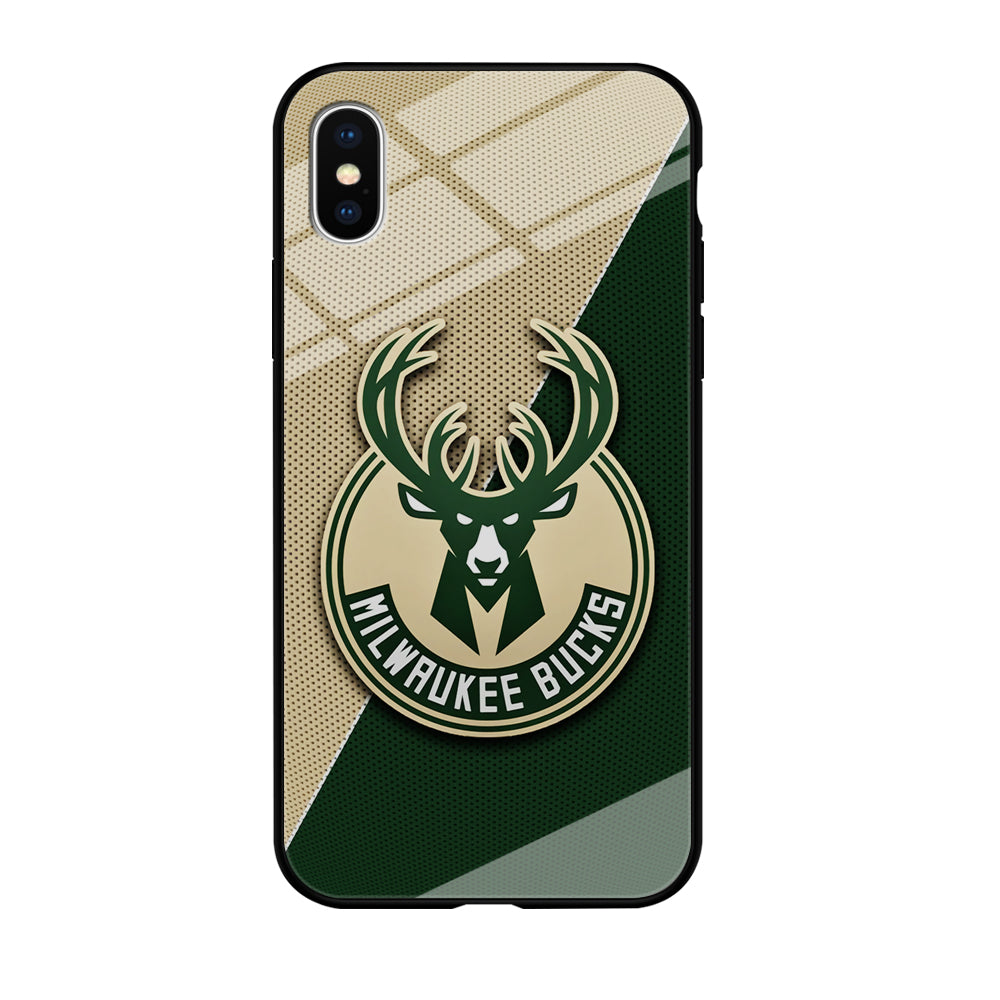 Milwaukee Bucks Two Side Colour iPhone X Case