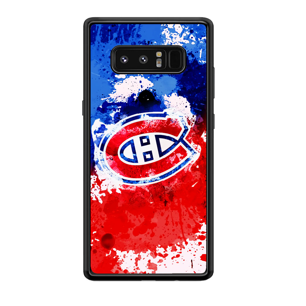 Montreal Canadiens Blue And Red Abstract Samsung Galaxy Note 8 Case