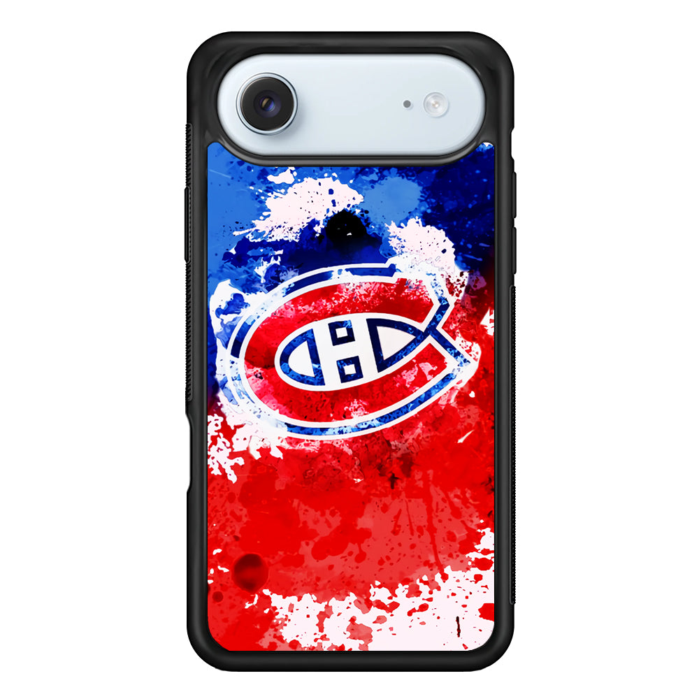 Montreal Canadiens Blue And Red Abstract iPhone 17 Air Case
