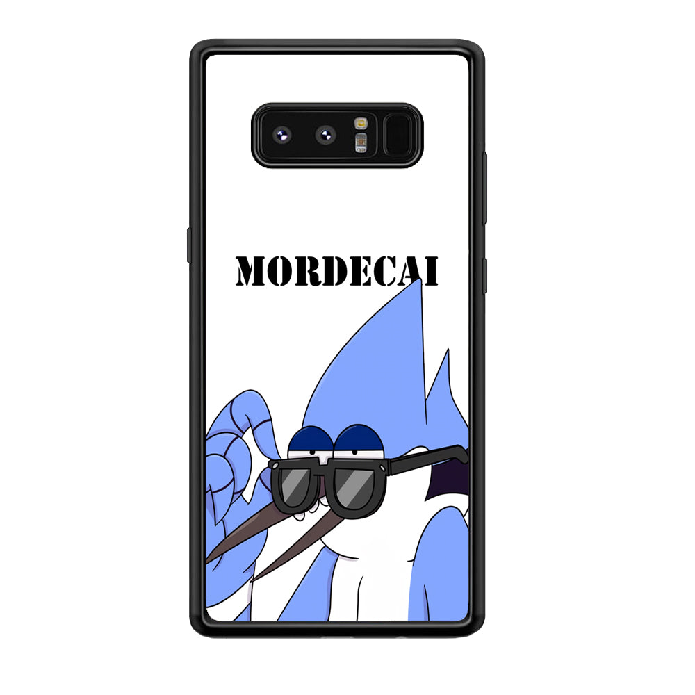 Mordecai Regular Show Character Samsung Galaxy Note 8 Case