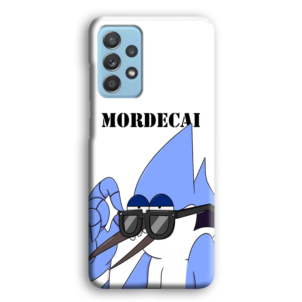 Mordecai Regular Show Character Samsung Galaxy A52 Case